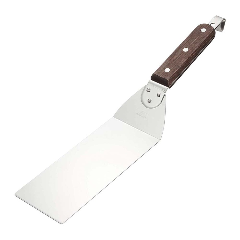 EBM Stainless Steel Versatile Turner with Wooden Handle