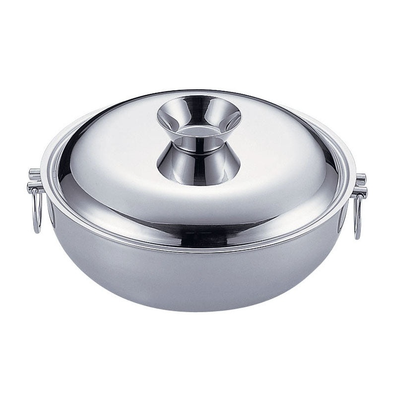 Yukiwa Stainless Steel Shabu Shabu Hot Pot with Divider