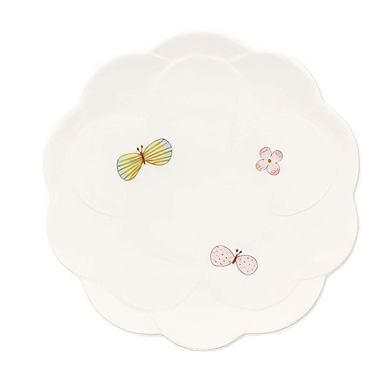 Harekutani Porcelain Butterfly Plate