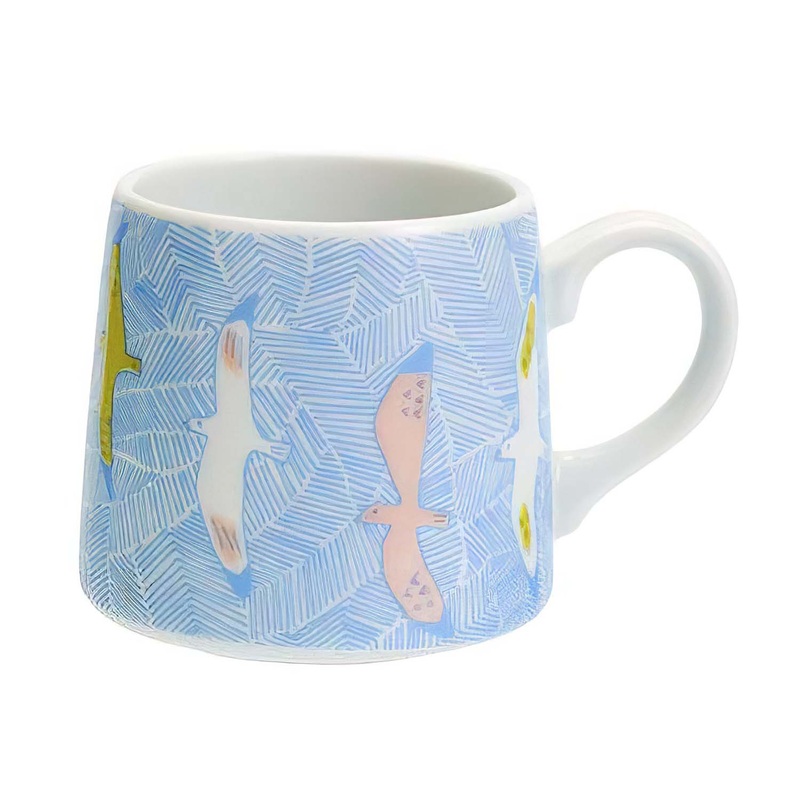 Harekutani Porcelain Seagull Mug