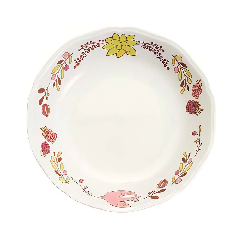 Harekutani Porcelain Tree Nuts Bird Bowl