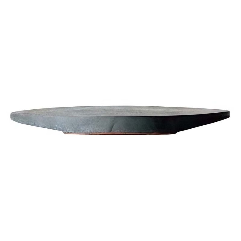 Marumi Yasuda Kawara Tsuki Ceramic Flat Plate