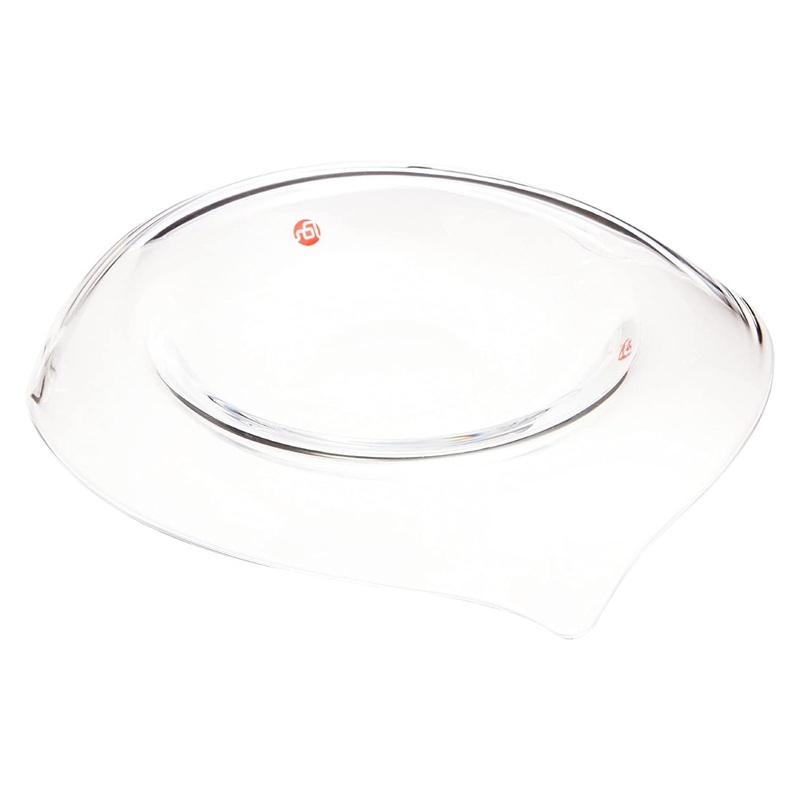 Aderia Tsugaru Vidro UKABU Soda-Lime Glass Deep Plate