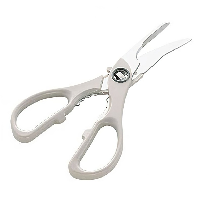 Silky Stainless Steel Crab Cutter Seafood Scissors White