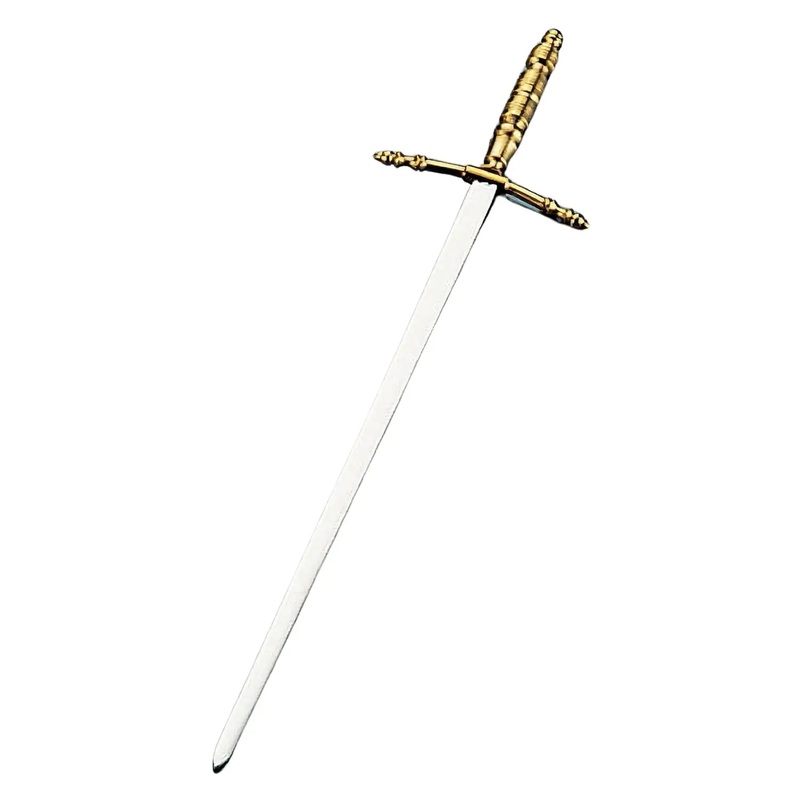 EBM Stainless Steel Metal Skewer Sword Gold