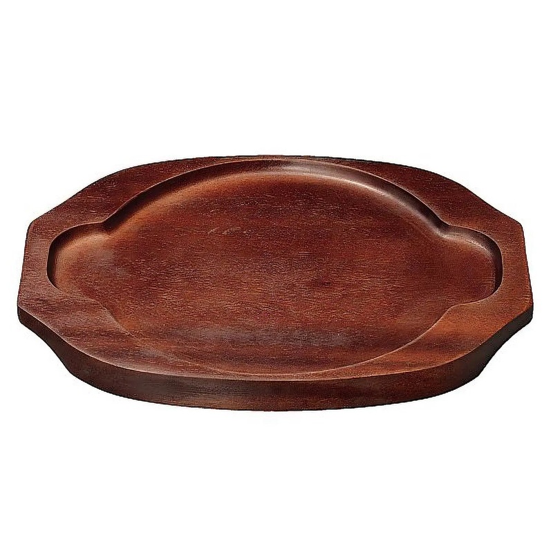 EBM Wooden Base for Double Handle Skillet