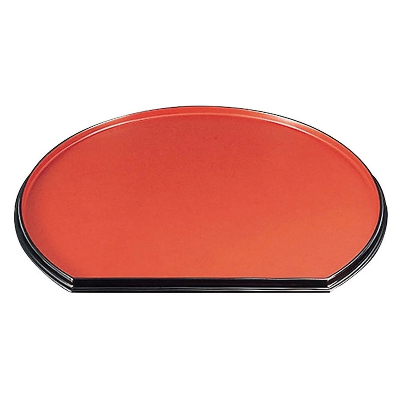 Fukui Craft ABS Resin Half Moon Reversible Serving Tray