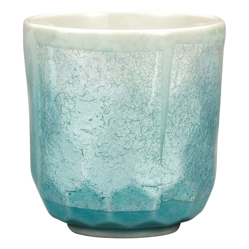 Kutani Ware Porcelain Yunomi Teacup Gindami