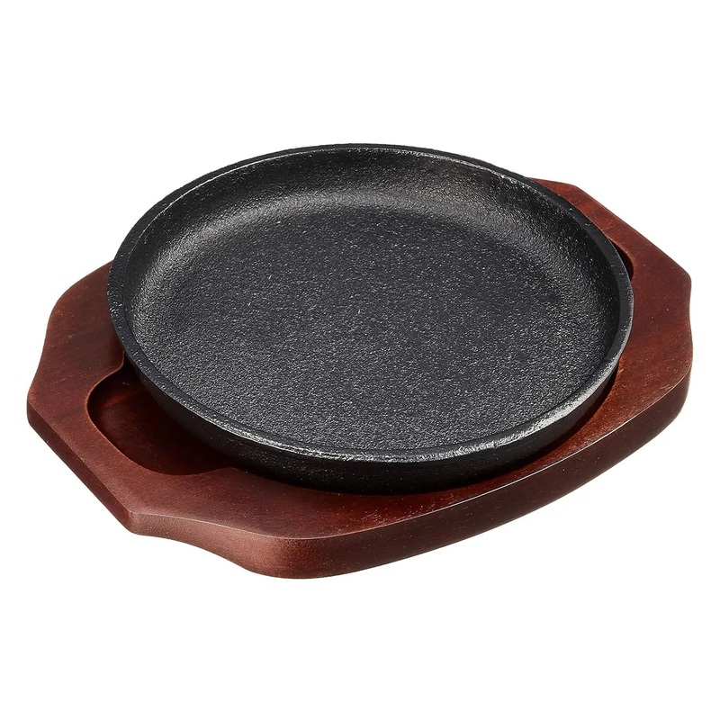 Asahi Cast Iron Round Sizzler Platter