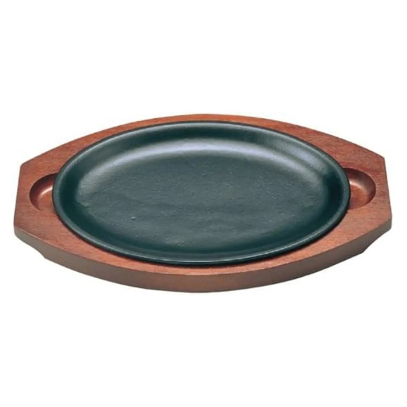 Asahi Cast Iron Sizzler Platter Plain