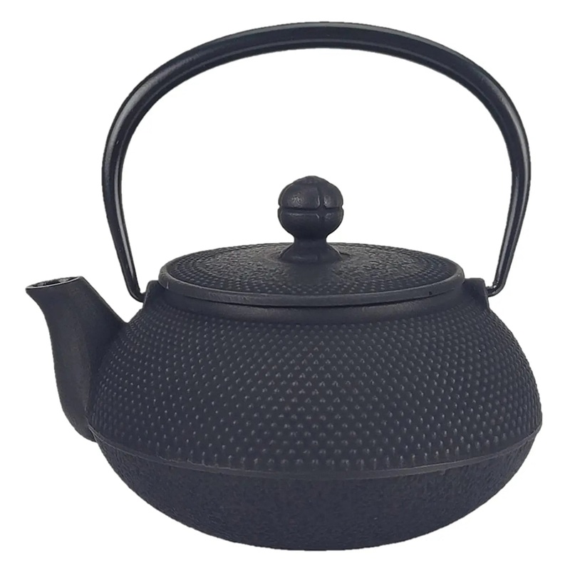 Iwachu Nambu Cast Iron Tetsukyusu Teapot Arare with Tea Strainer