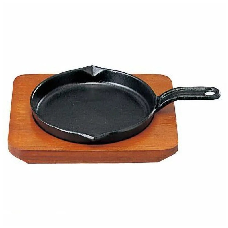 Sanwa Seiki Cast Iron Small Sizzler Platter