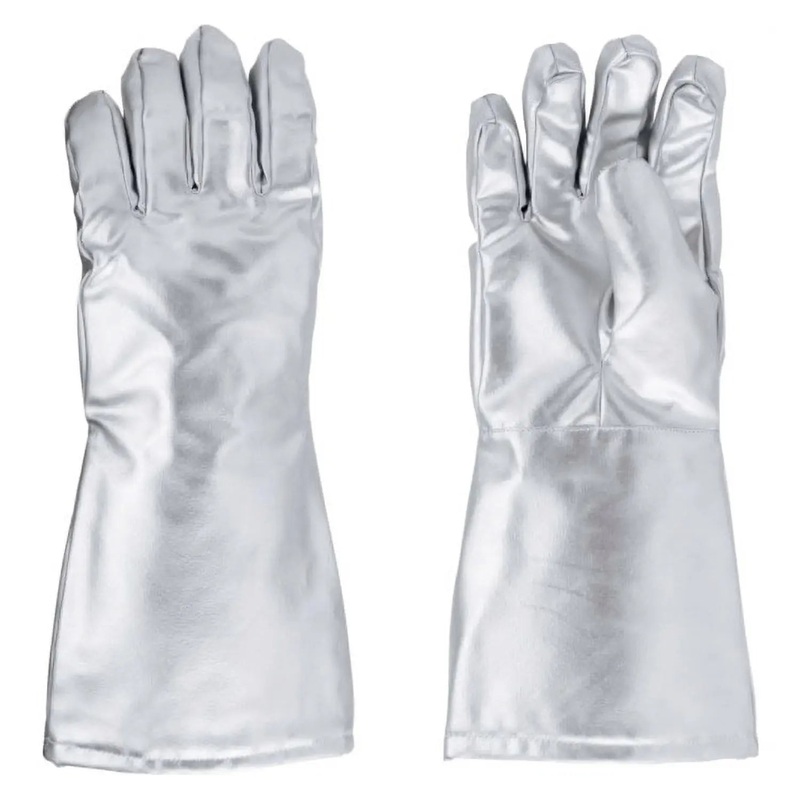 Teiken Technora Aluminum Grilling Gloves 5 Finger 1 Pair