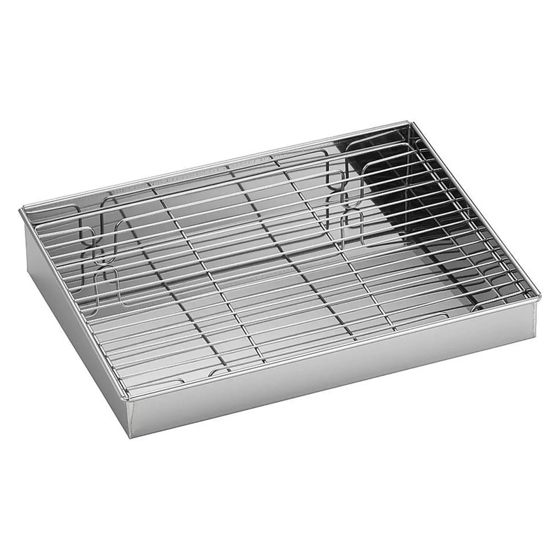 TKG Stainless Steel Tempura Cooling Rack Set