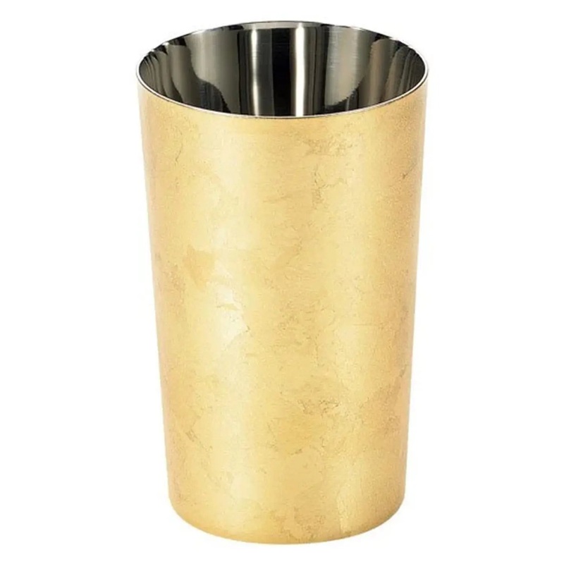 Asahi Hakugoromo Stainless Steel Double-Wall Highball Glass 370ml