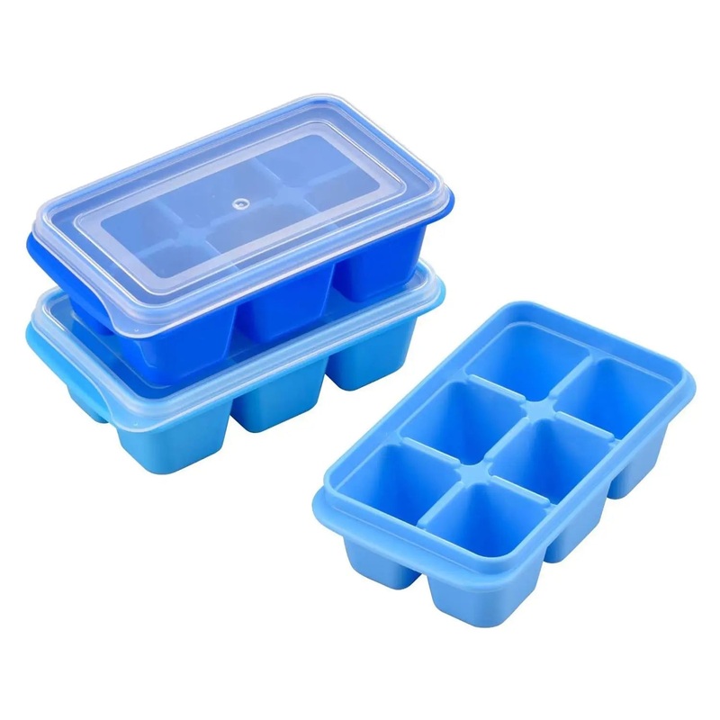 Ebisu Polypropylene Ice Tray 3 Trays 6 pcs Each