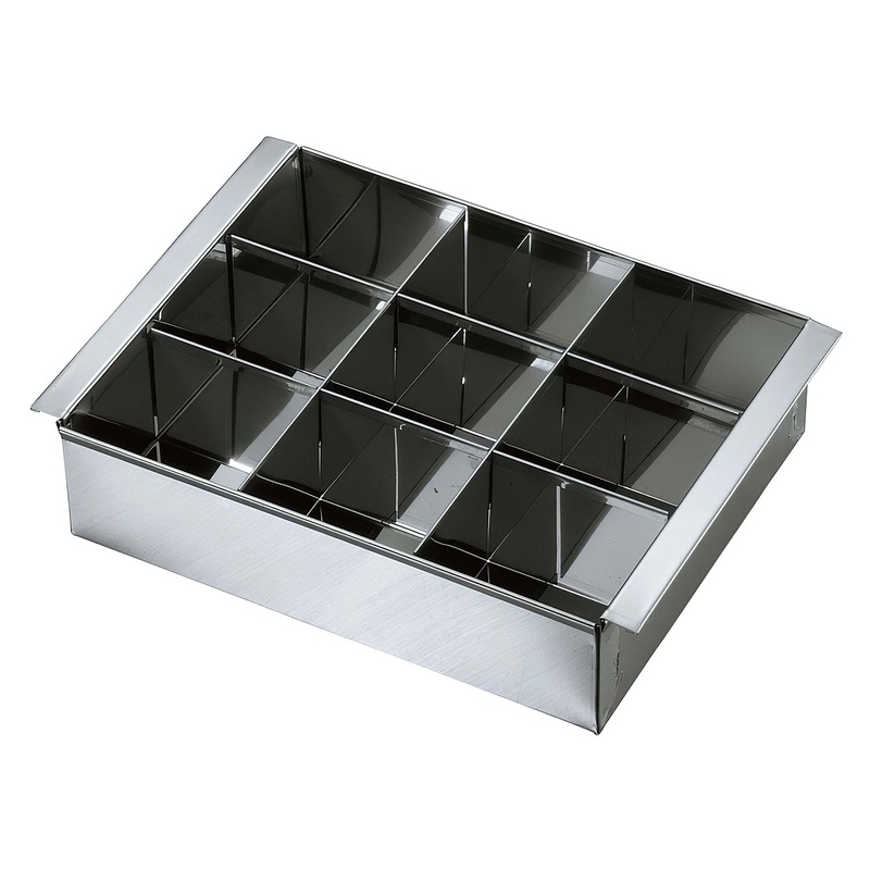 EBM Stainless Steel Tamago-Dofu Mold for 9 pcs