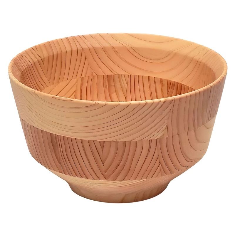 La Luz Yosegi Don Wooden Bowl Rin