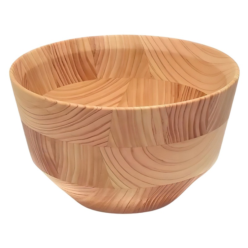 La Luz Yosegi Don Wooden Bowl Yutaka