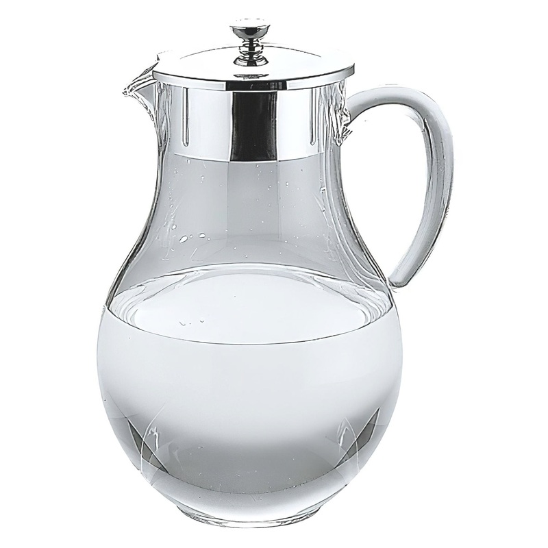 Yukiwa Plastic Water Pitcher with Lid 2.2L