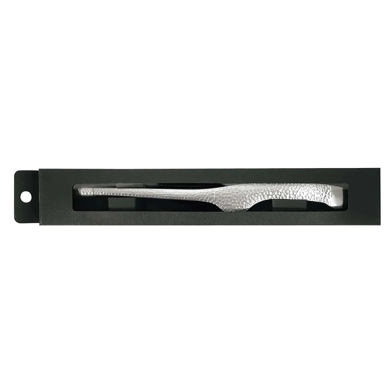 EBM Stainless Steel Clever Chopstick Tongs Hammered Mark