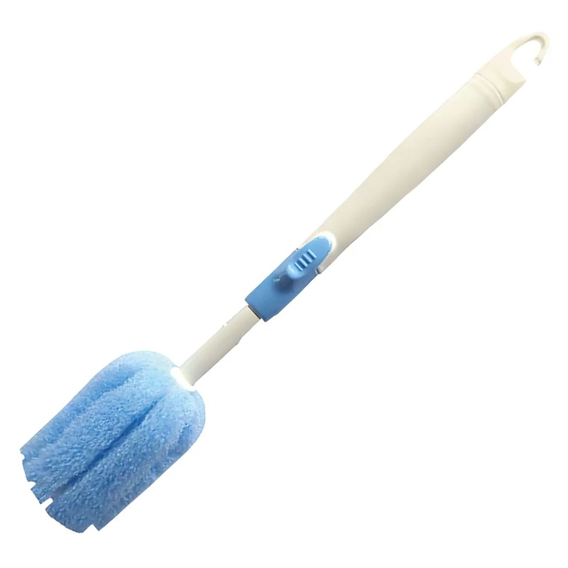 Kikulon Nylon Glass Cleaning Sponge with Adjustable Handle