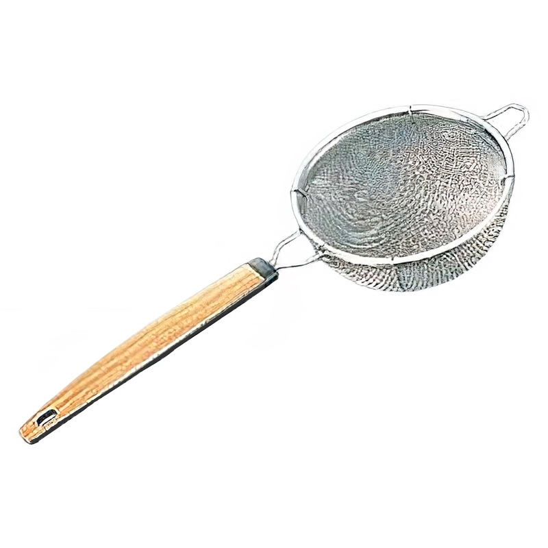 Minex Stainless Steel Tea Strainer Double Mesh Plastic Handle