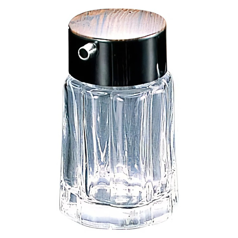 Ninomiya Crystal Glass Sauce Cruet Wood Pattern