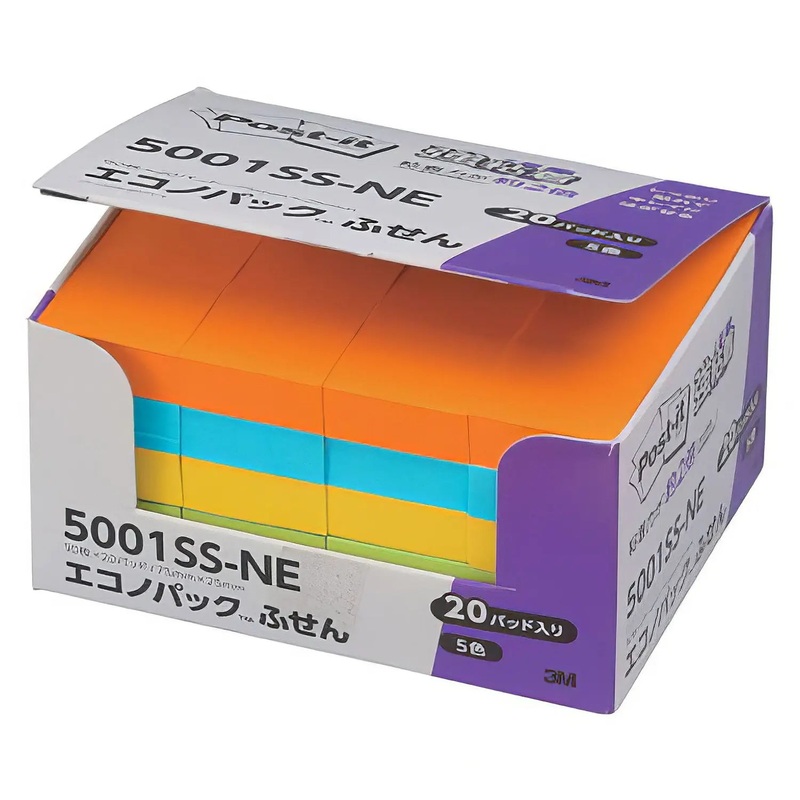 3M Water-dispersible Post-it 20 pads