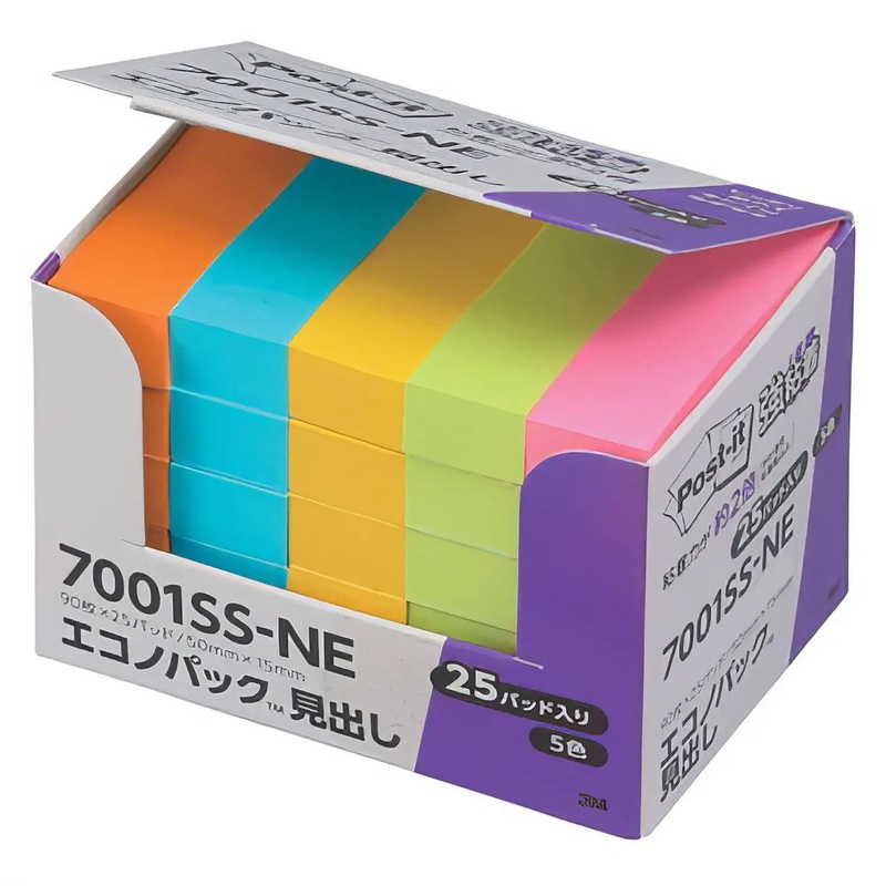 3M Water-dispersible Post-it 25 pads