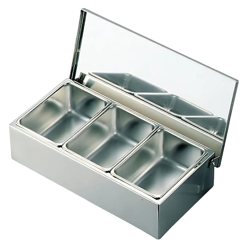 EBM Stainless Steel Yakumi Seasoning Container Open Type
