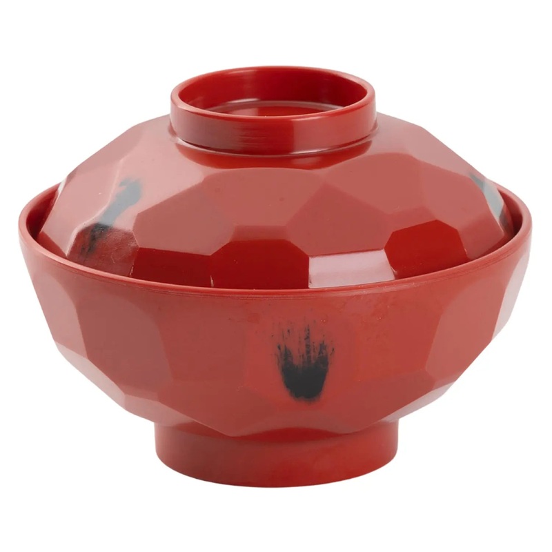 Entec Melamine Kikko-Pattern Soup Bowl 12cm