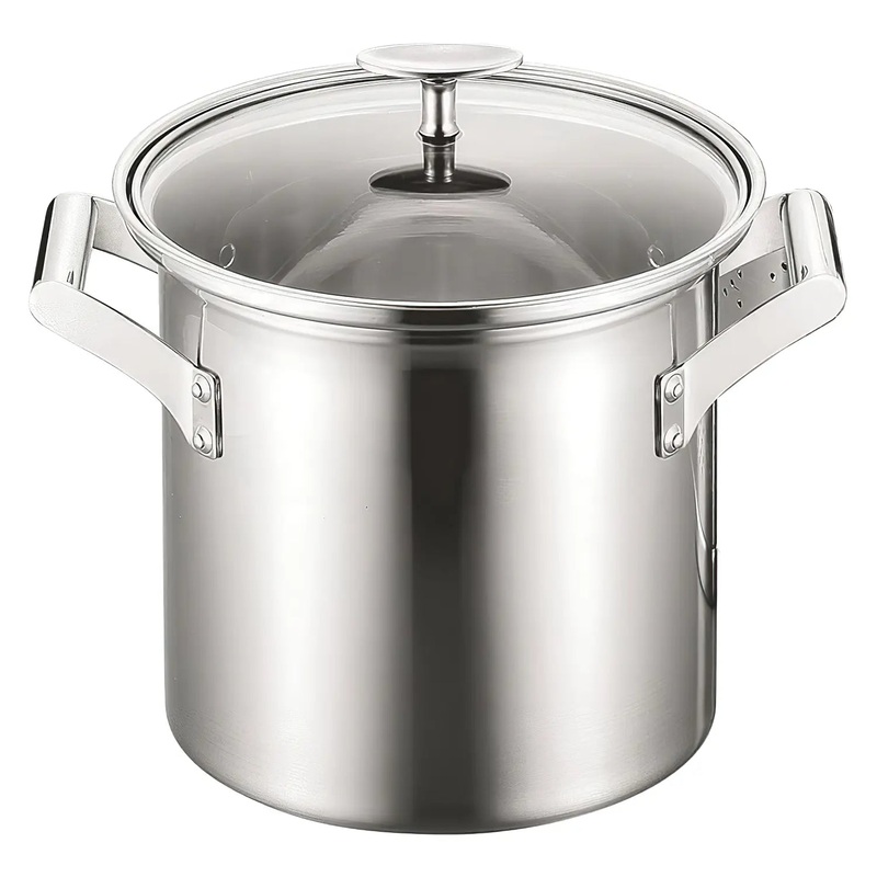 Fujinosu Elec Master Pro Aluminum Clad Three-layer Steel Pasta Pot