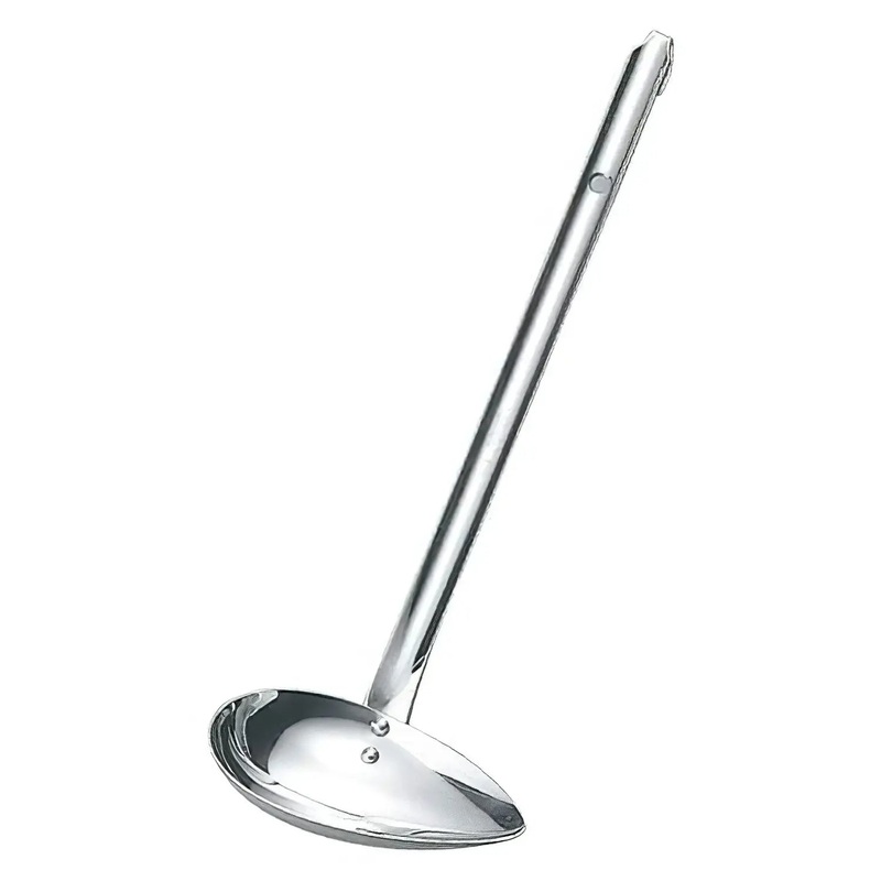Yukiwa Stainless Steel Side-Scooping Ladle