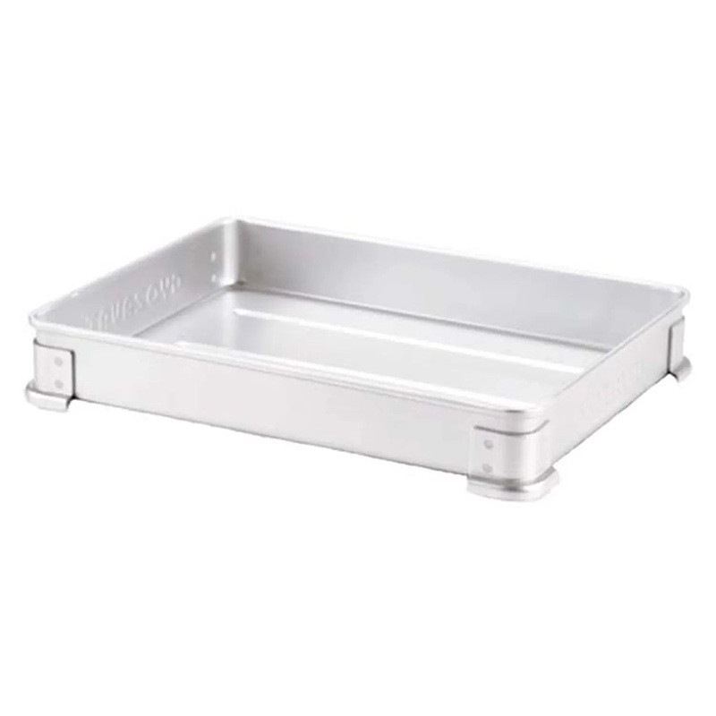 Nakao-Alumi Anodized Aluminium Stackable Tray for Gyoza and Soba Noodles