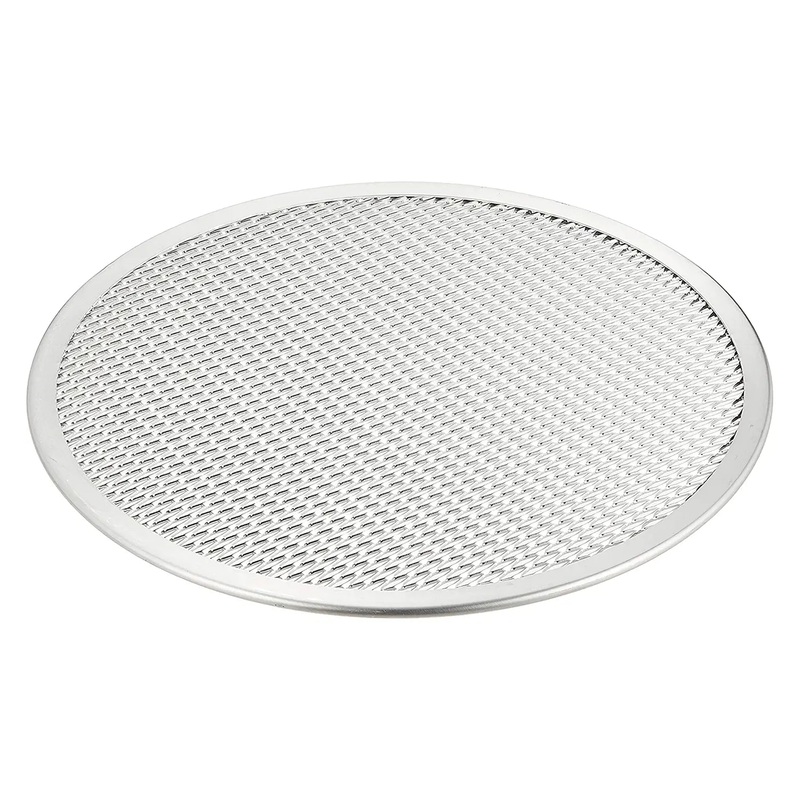 Nihon Metal Works Stainless Steel Perforated Pizza Pan