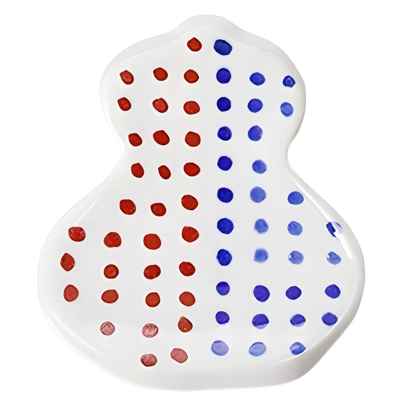 Soukyu Porcelain Lucky Charm Chopstick Rest Gourd