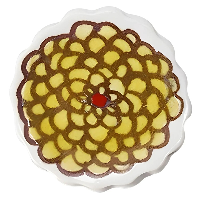 Soukyu Porcelain Lucky Charm Chopstick Rest Marigold