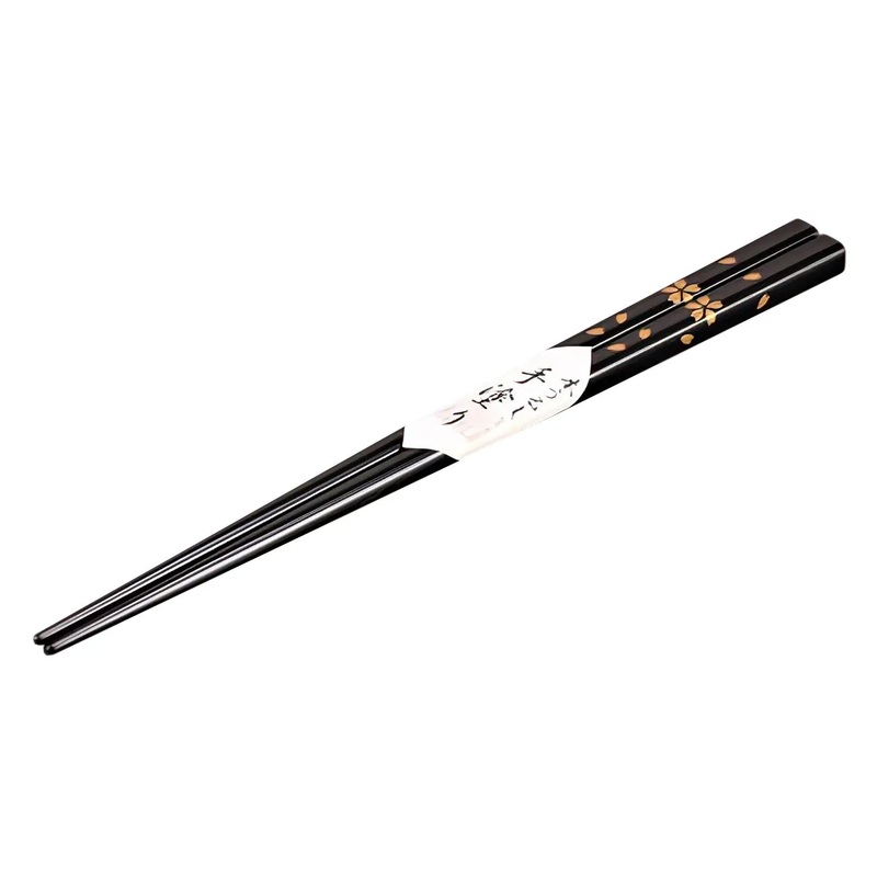 Echizen Shikki Makie Wood Chopsticks Sakura