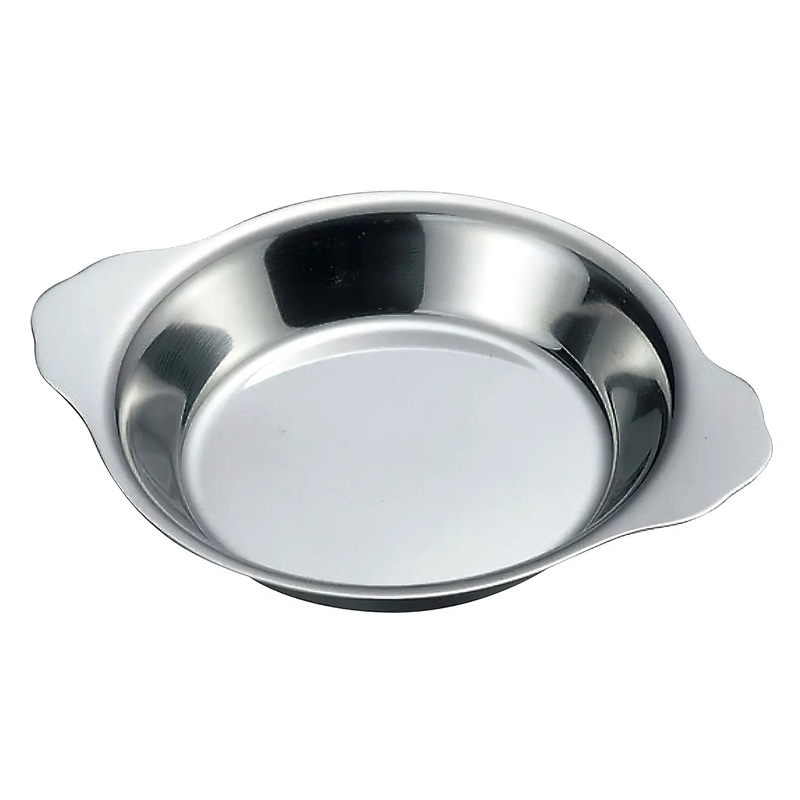 Ikeda Stainless Steel Round Gratin Dish