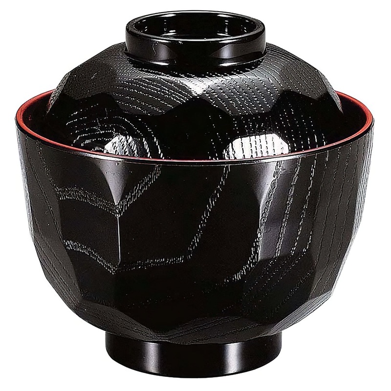 Fukui Craft Heat-Resistant ABS Kikko-Pattern Small Soup Bowl 9.7cm
