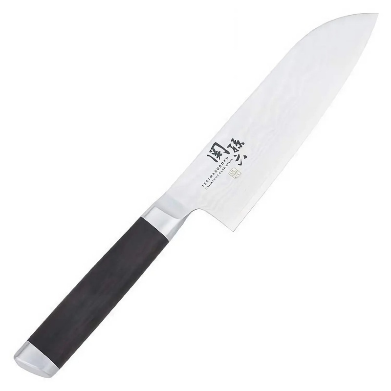Seki Magoroku Damascus Stainless Steel Santoku Knife