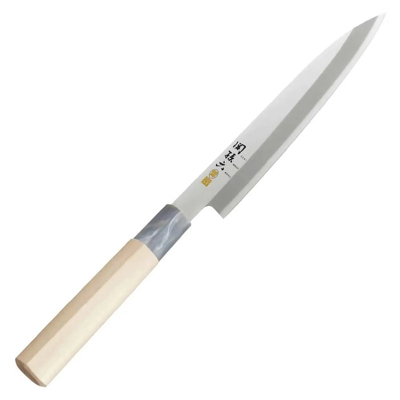 Seki Magoroku Ginju ST Molybdenum Vanadium Stainless Steel Sashimi Yanagiba Knife