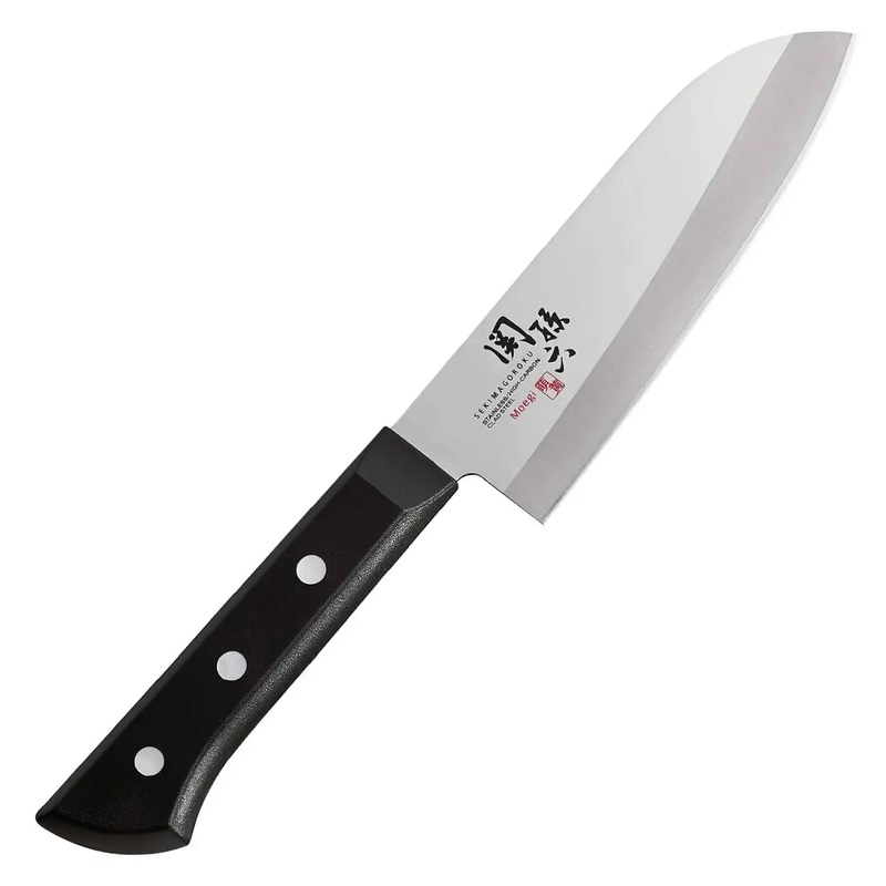 Seki Magoroku Moegi Stainless Steel Santoku Knife