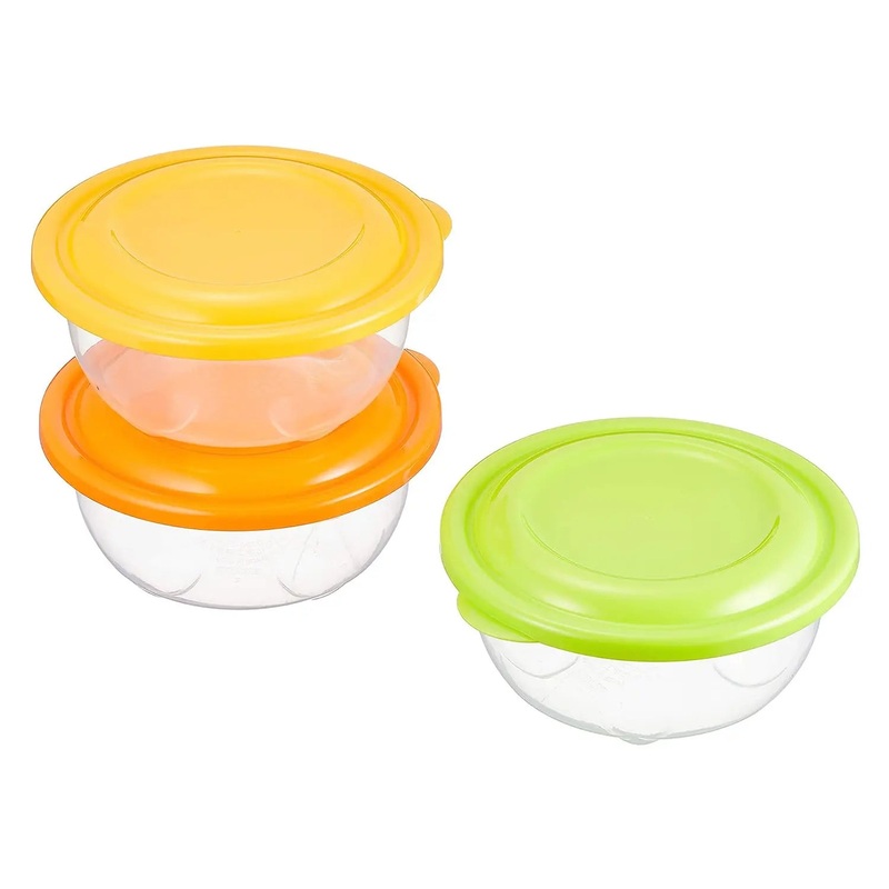 Takeya Polypropylene Round Storage Container 3 Piece Set