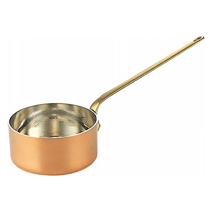 Wadasuke Copper Mini Saucepan with Long Handle