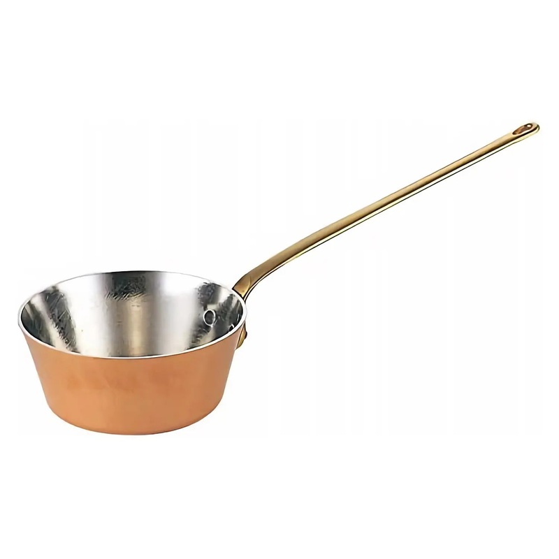 Wadasuke Copper Taper Mini Saucepan with Long Handle