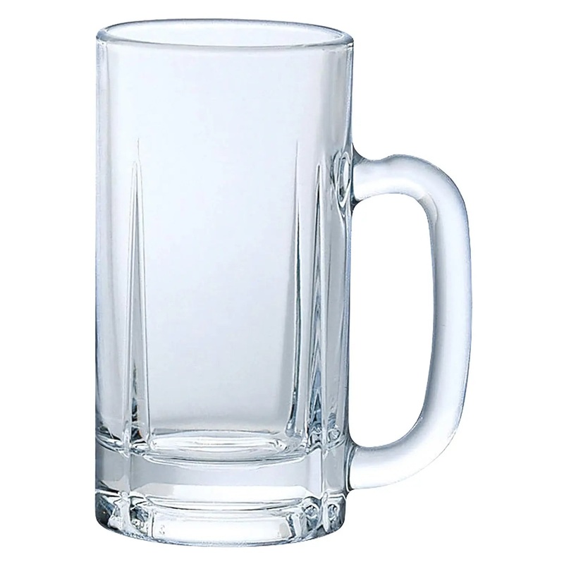 Aderia Lute Soda-Lime Glass Beer Mug Set of 3