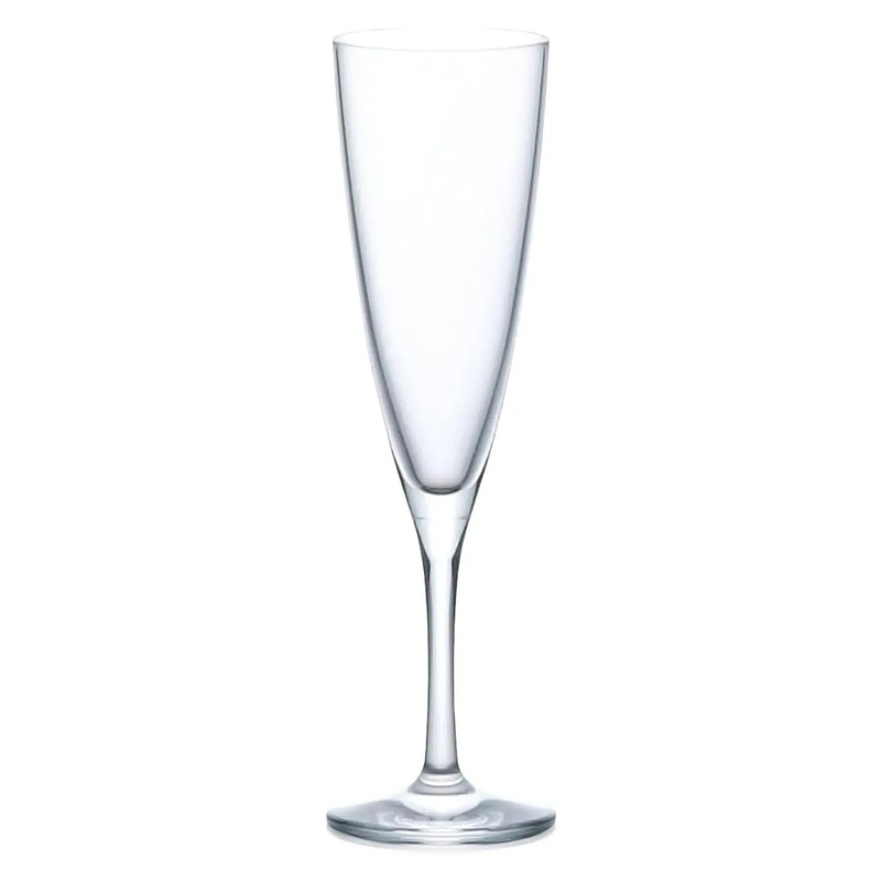 Aderia Soda-Lime Glass Flute Beer Glass 170ml Set of 3