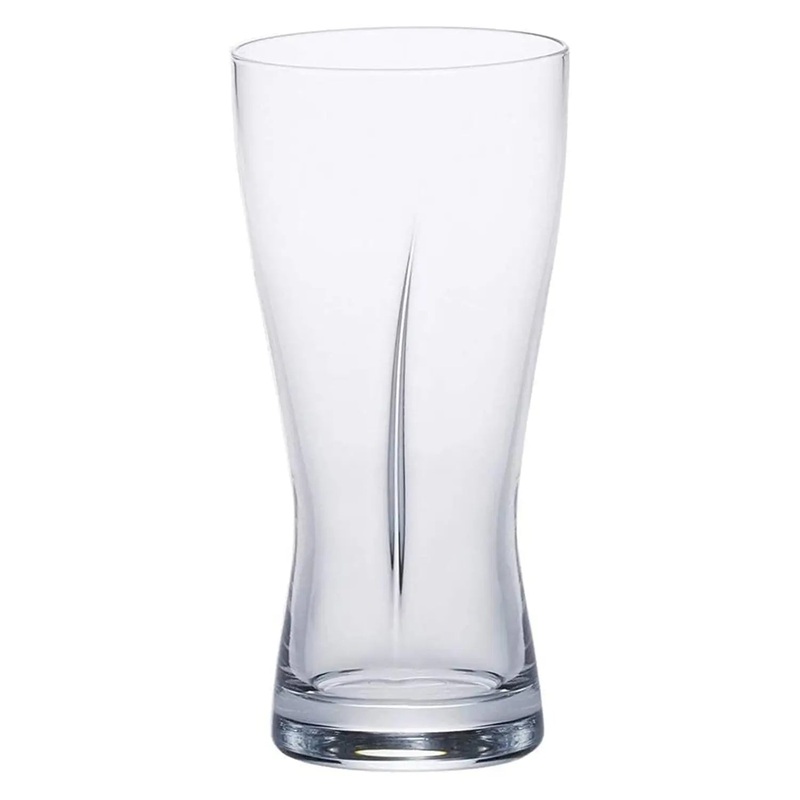 Aderia Soda-Lime Glass Premium Pilsner Beer Glass Set of 3